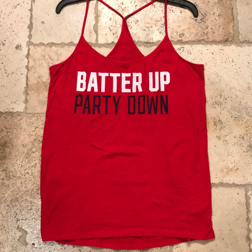 Angels MLB Batter Up Party Down Razorback Tank